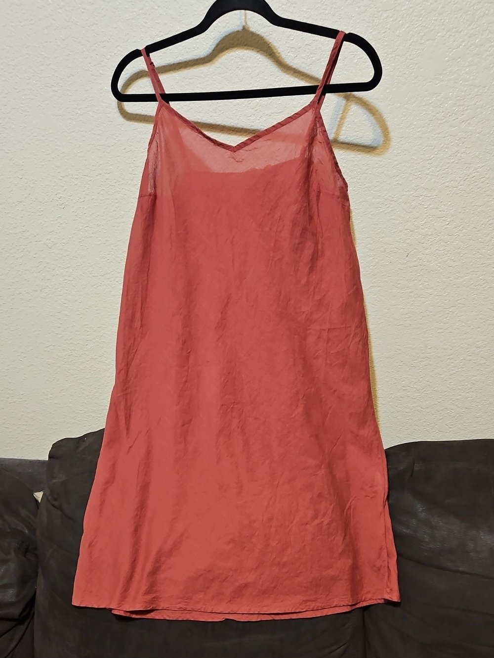 Soft Surroundings Coral Slip Chemise